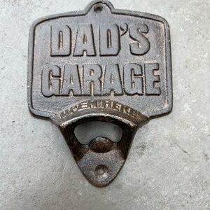 Dad's Garage Cast Iron Bottle Opener